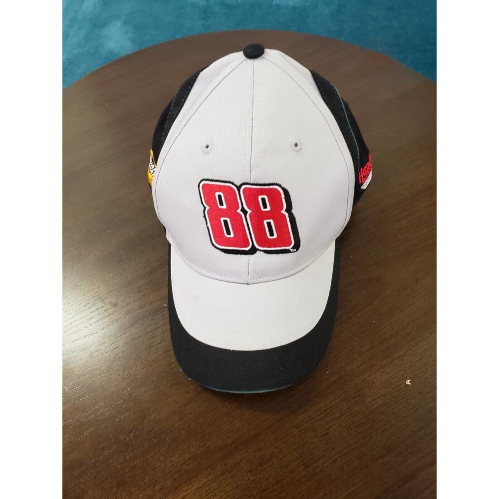 Dale Earnhardt Jr. Mens White Hat Cap #88 Snapback One Size Hendrick Motorsports